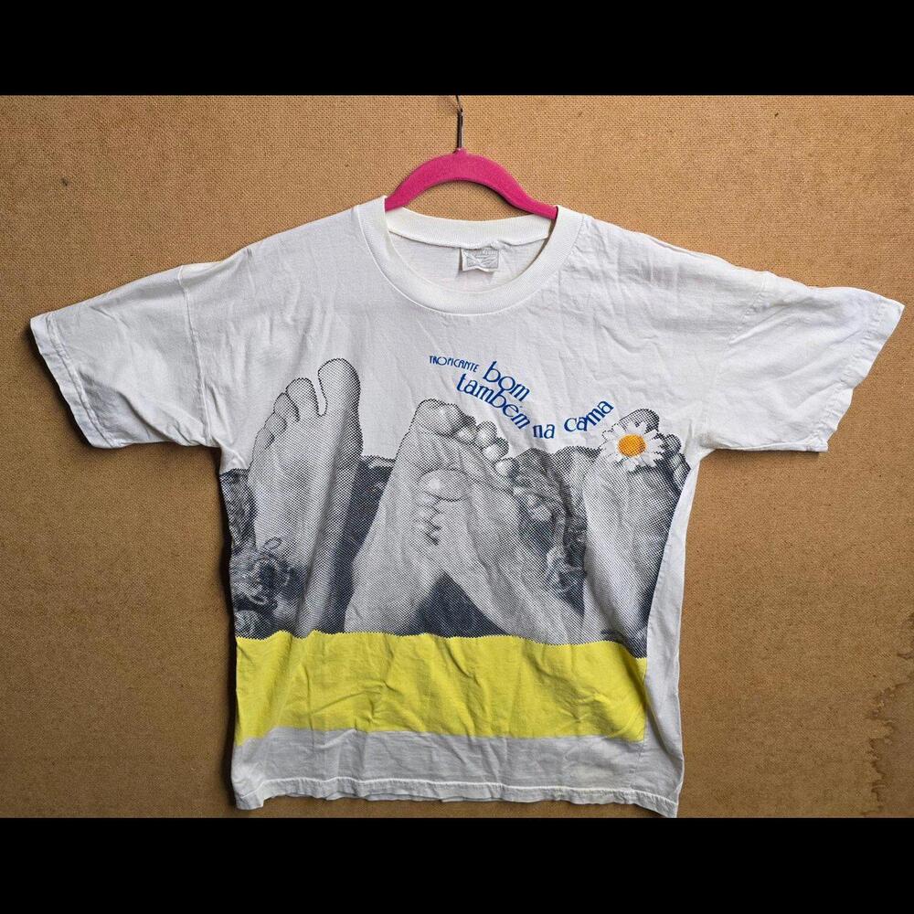 Vintage Tropicante ALL OVER PRINT SHIRT SZ L 90s